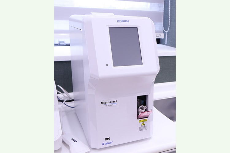 自動血球計数CRP測定装置のイメージ